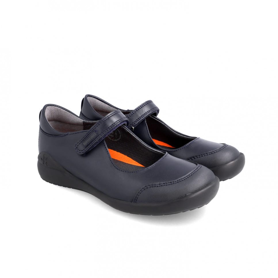 Zapato Colegial Biomecanics Niña Azul