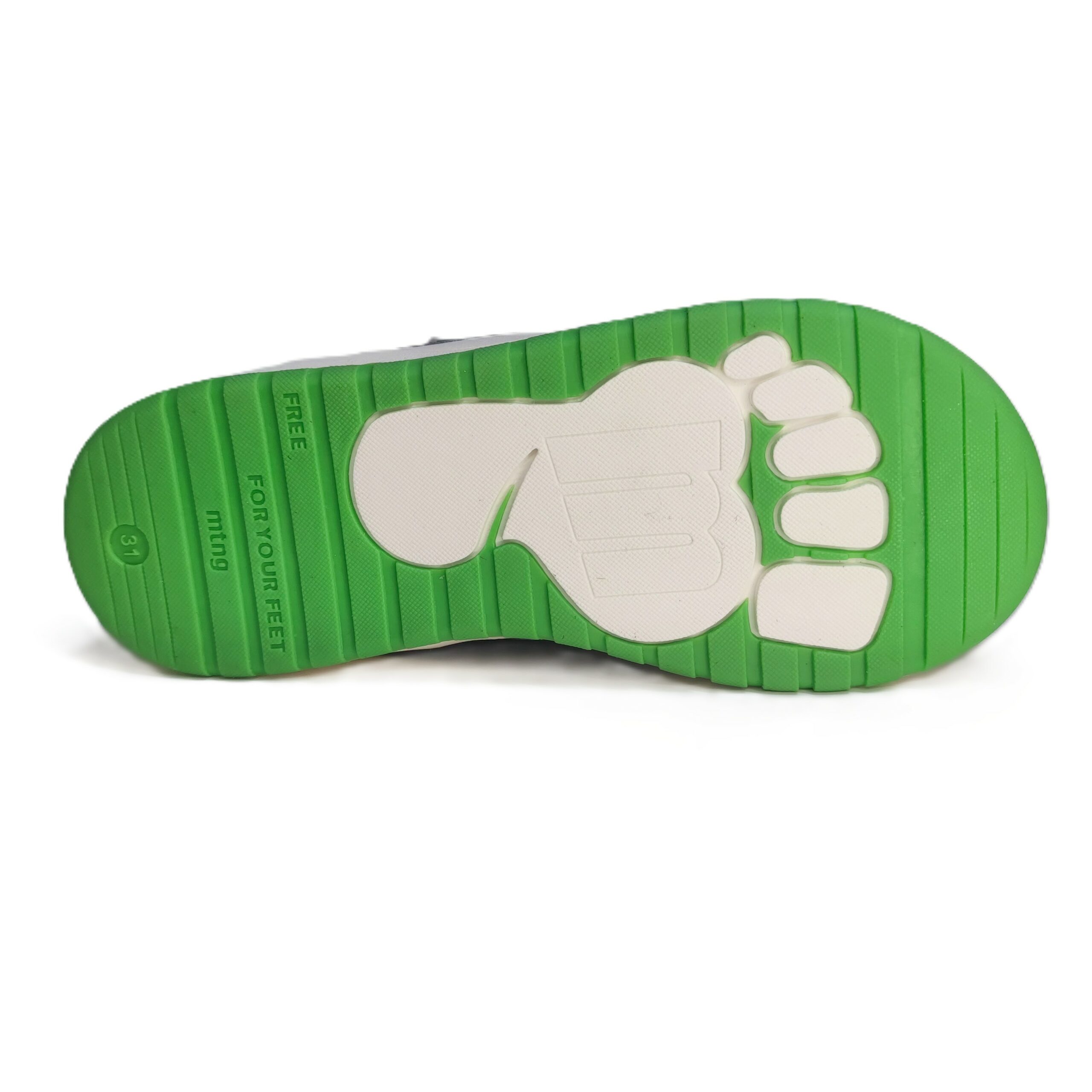 Deportiva barefoot mustang free niño gris