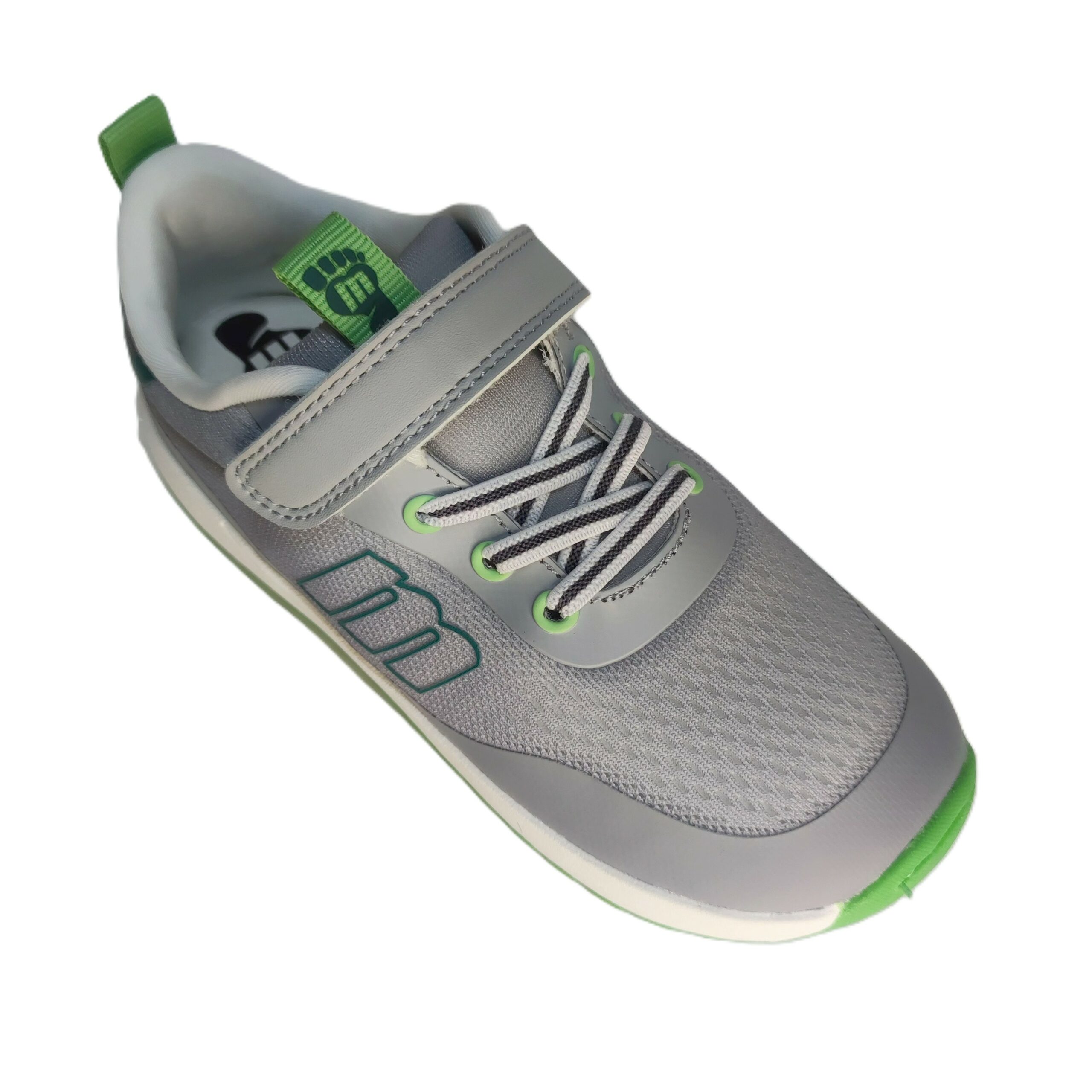 Deportiva barefoot mustang free niño gris