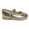 Zapato vestir niña metalizado
