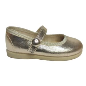 Zapato vestir niña metalizado