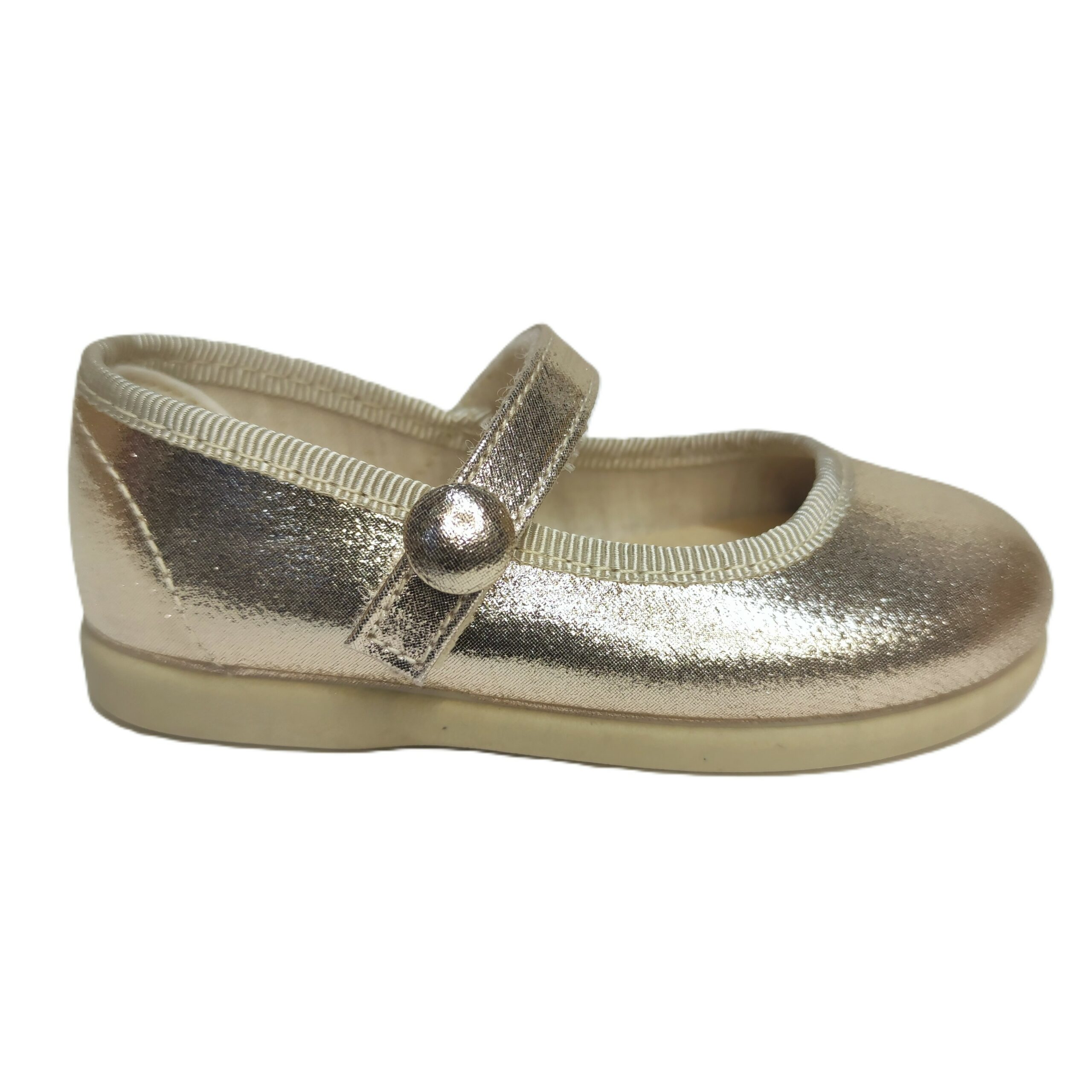 Zapato vestir niña metalizado