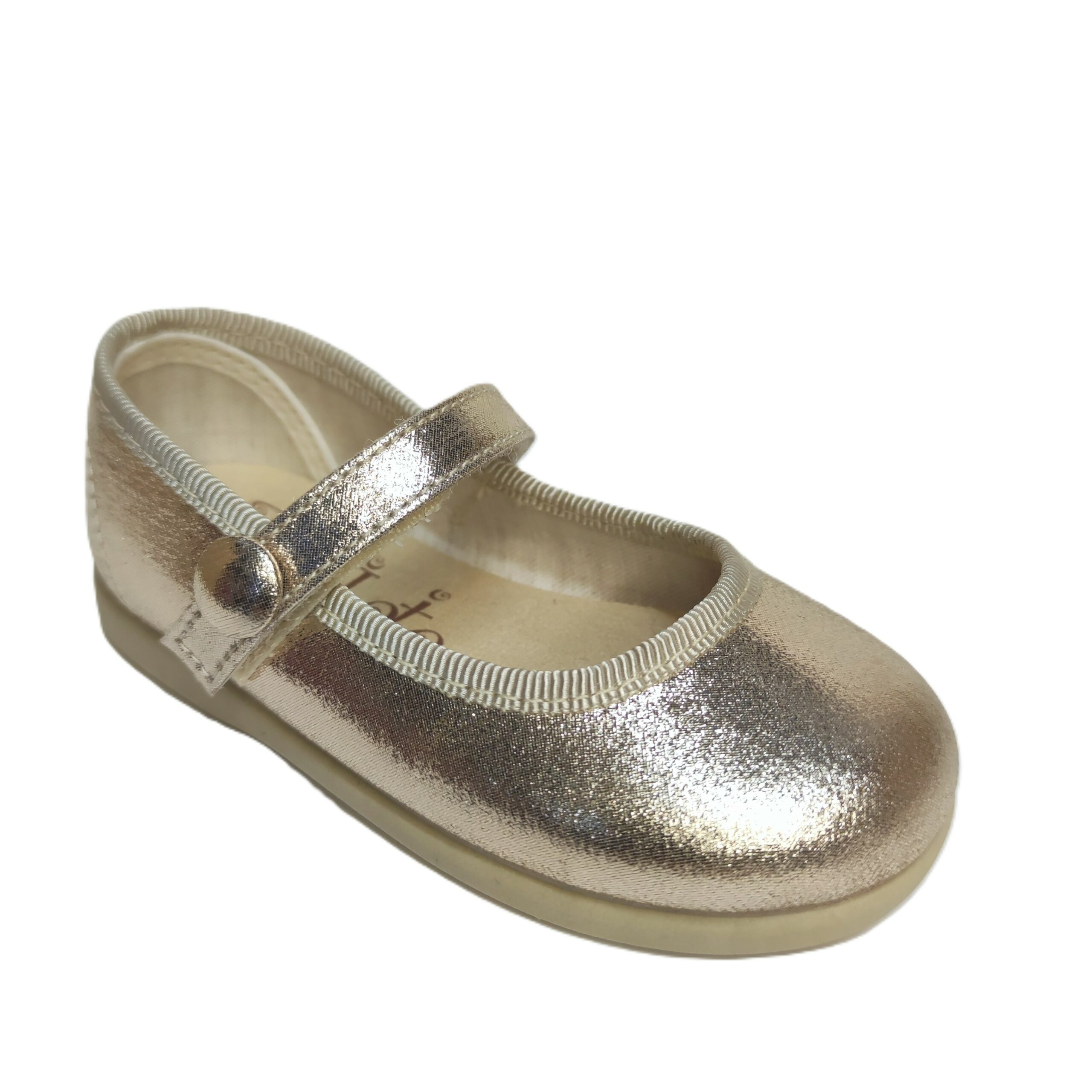 Zapato vestir niña metalizado