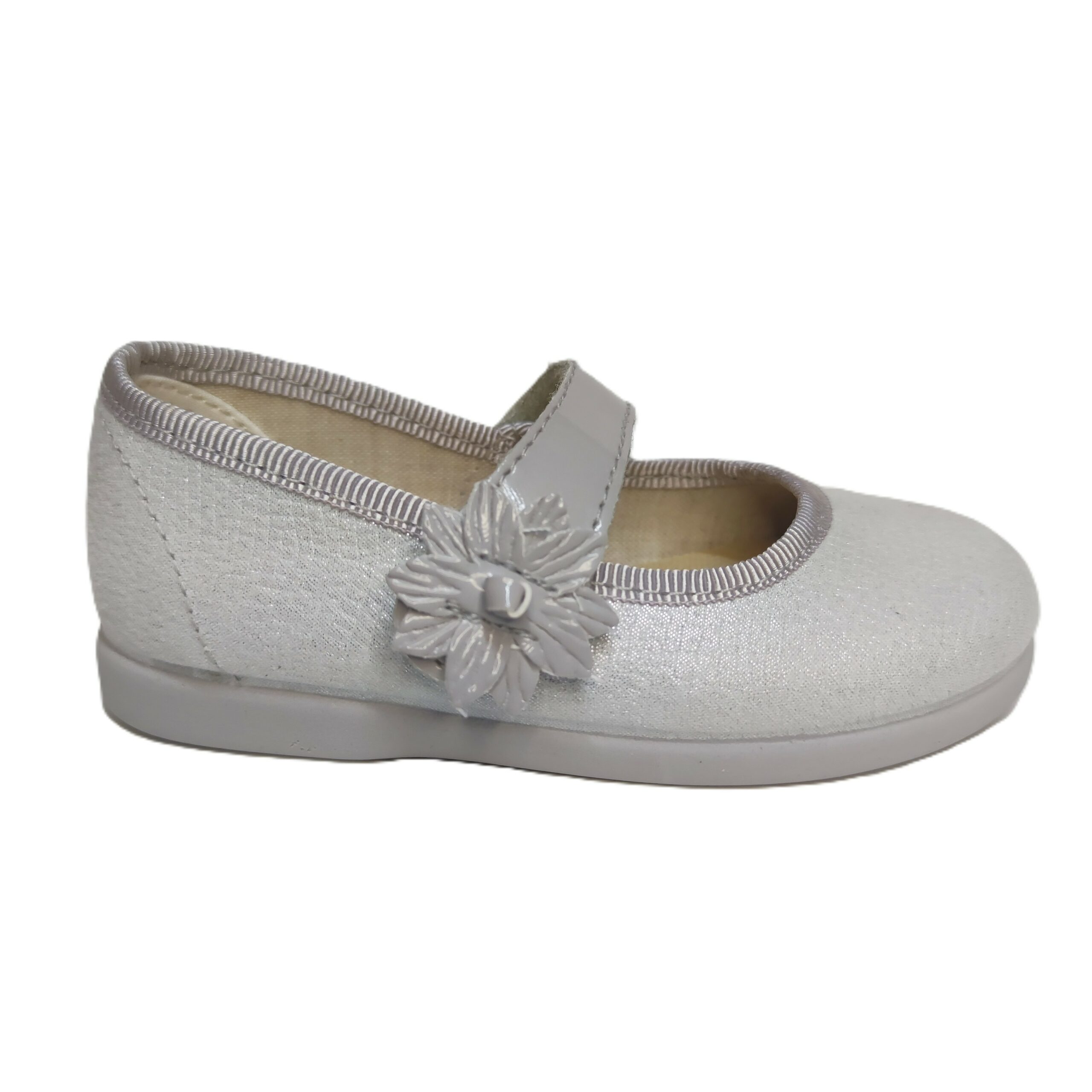 Zapato vestir niña metalizado