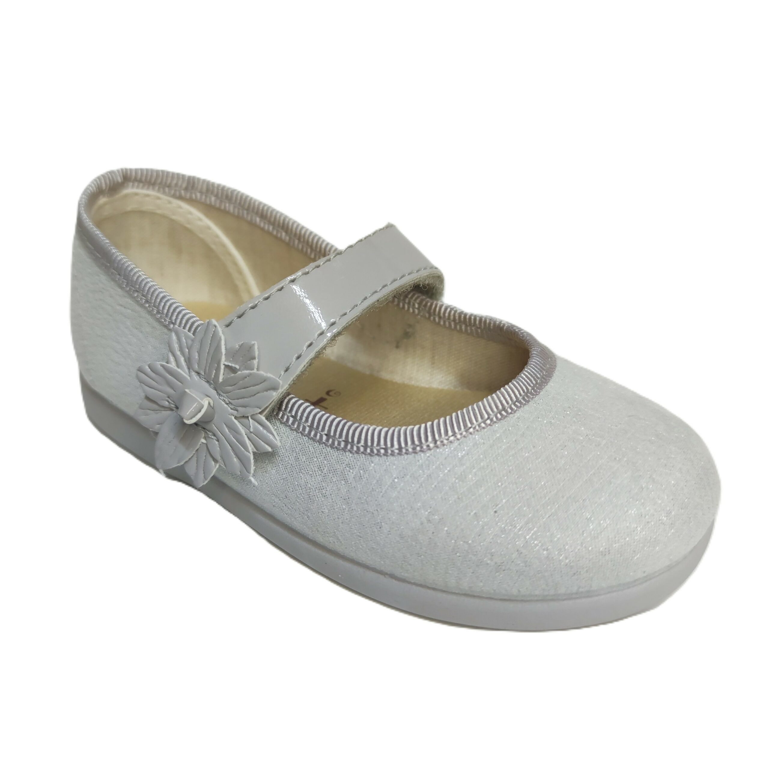 Zapato vestir niña metalizado