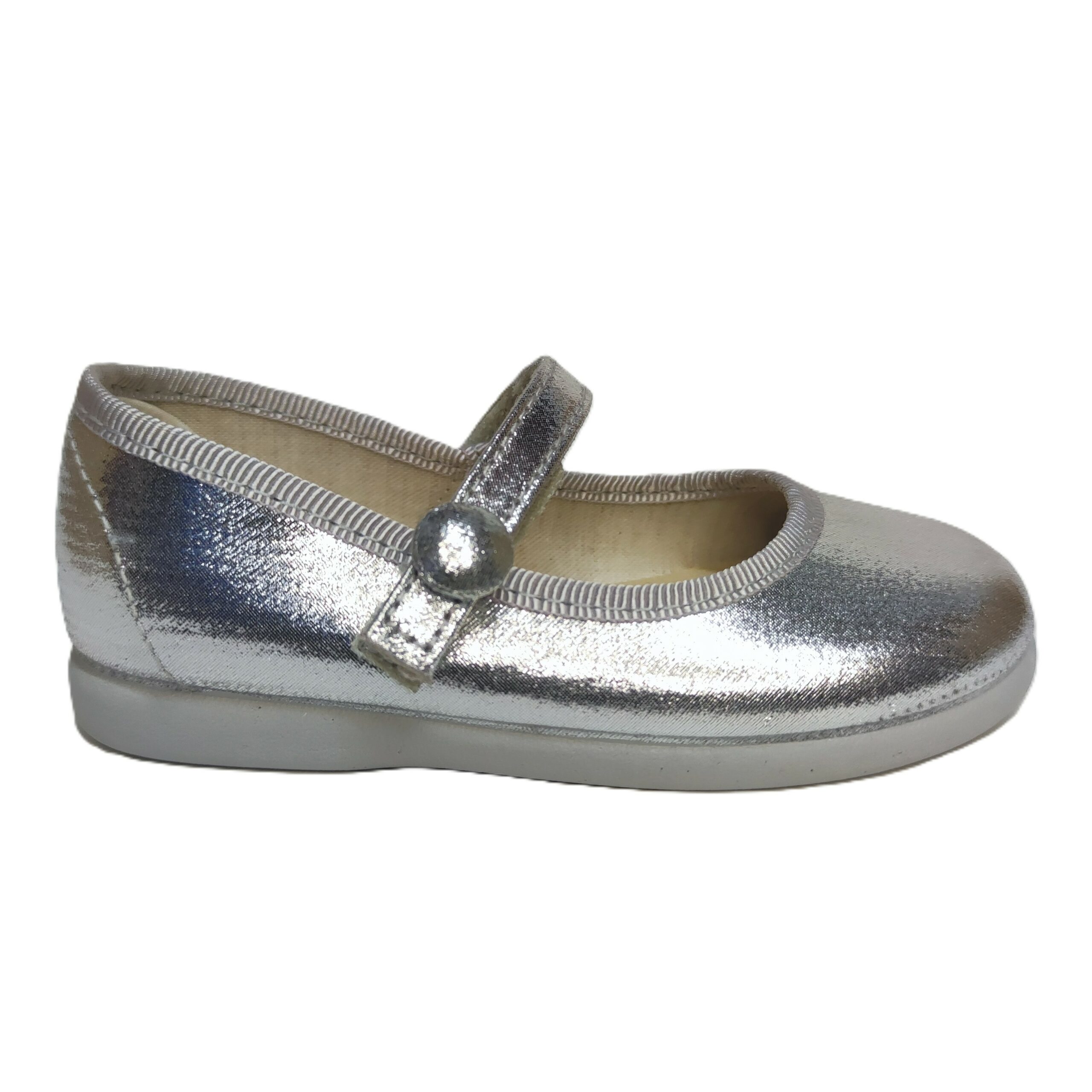 Zapato vestir niña plata