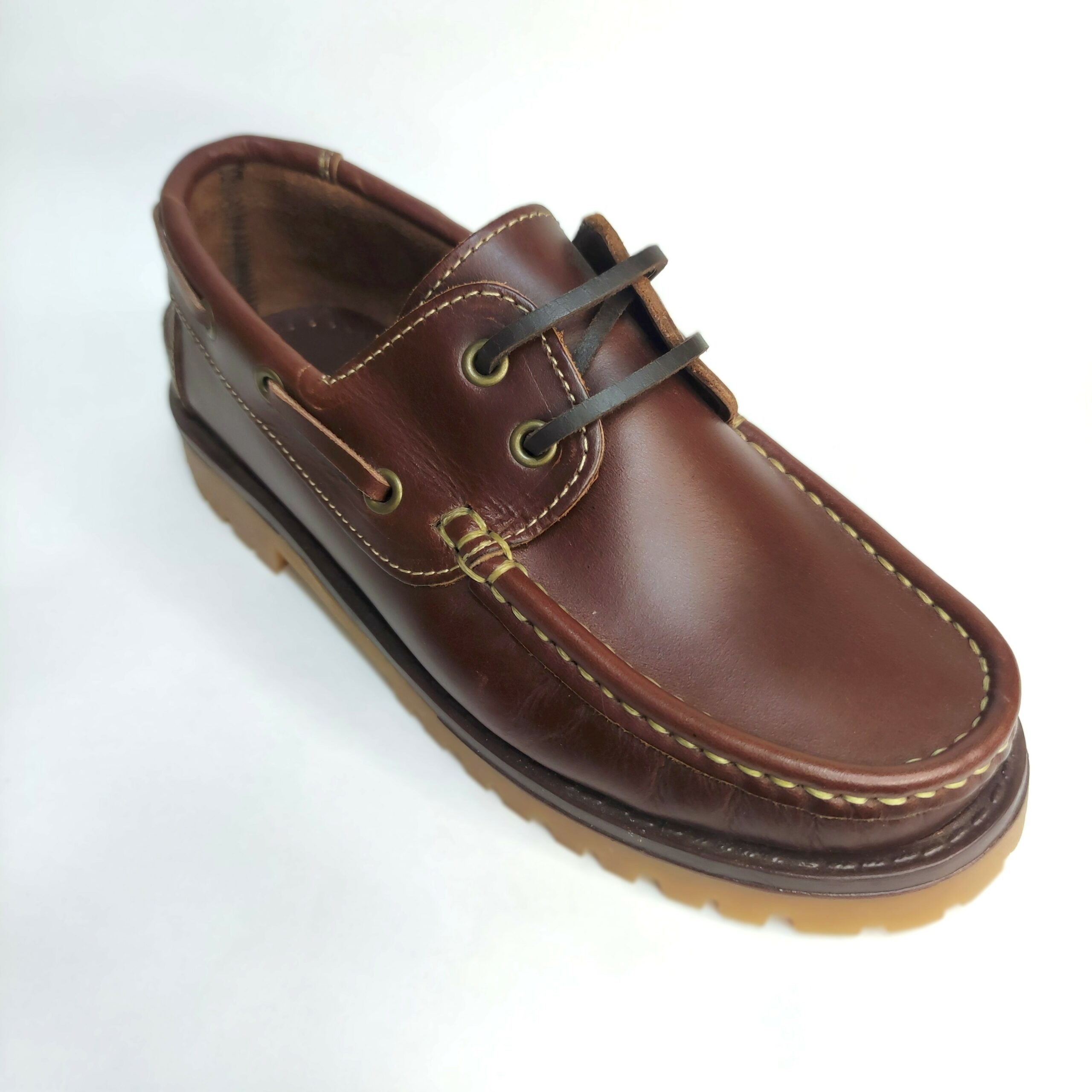 Zapato náutico piel marrón