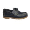 Zapato náutico azul marino