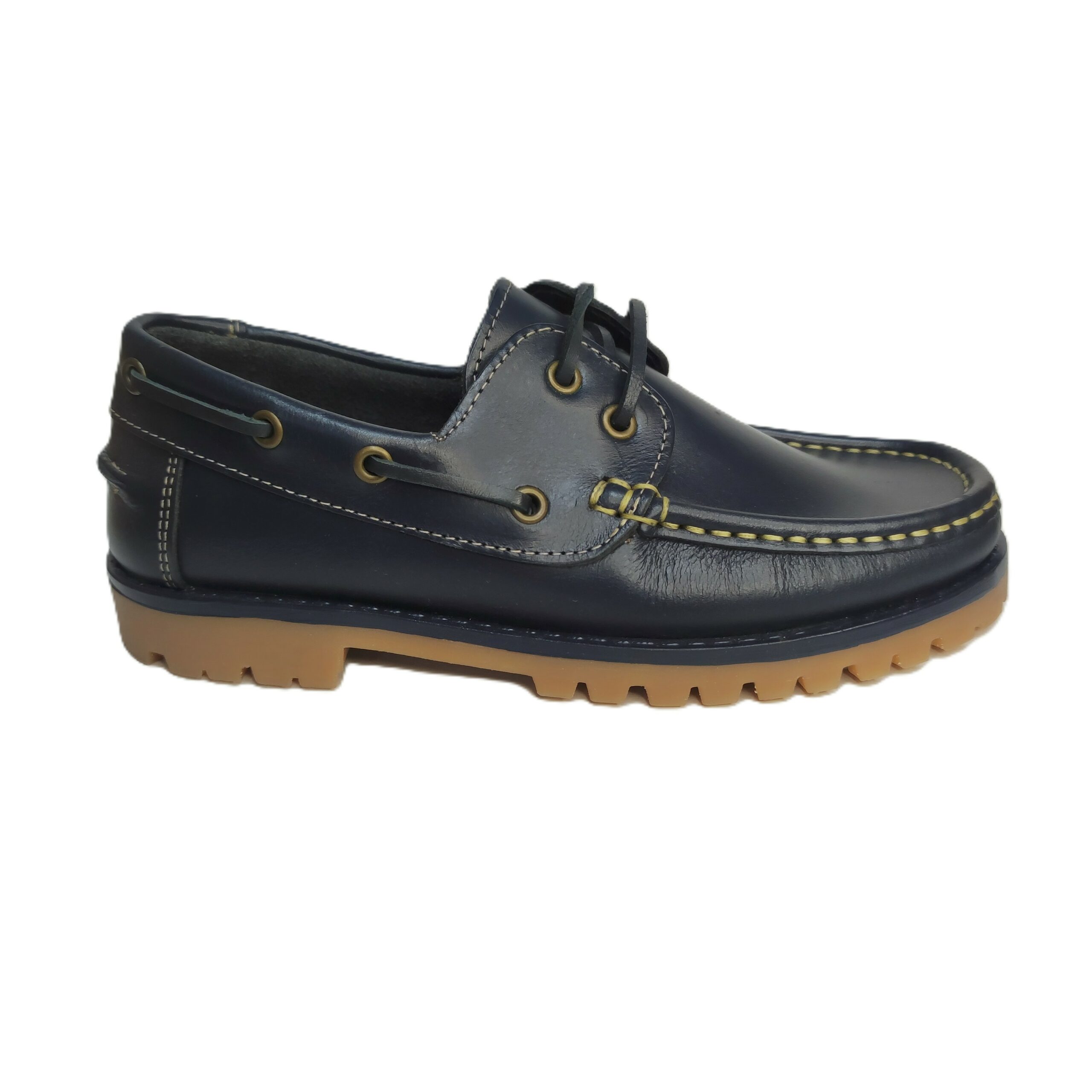 Zapato náutico azul marino