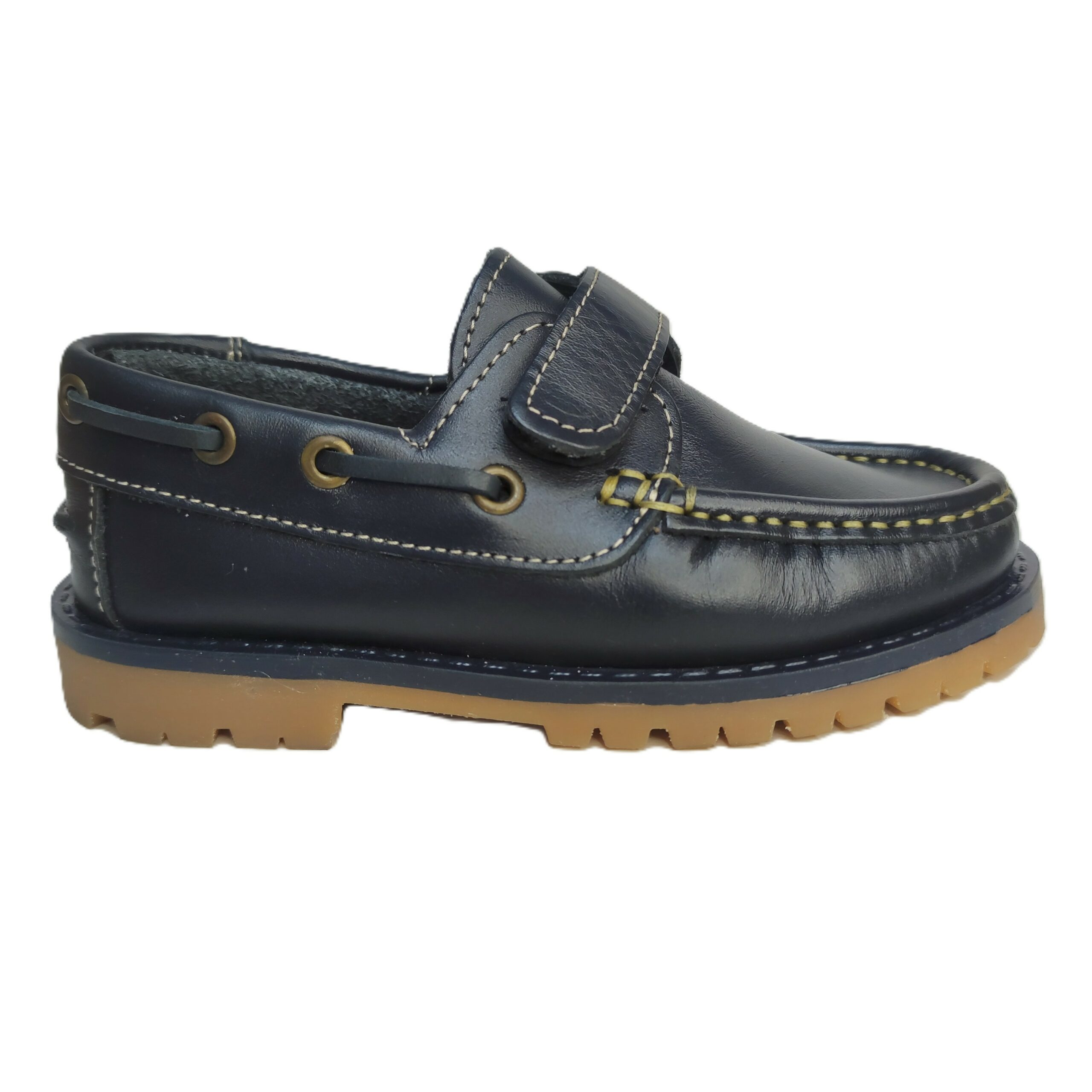 Zapato náutico azul