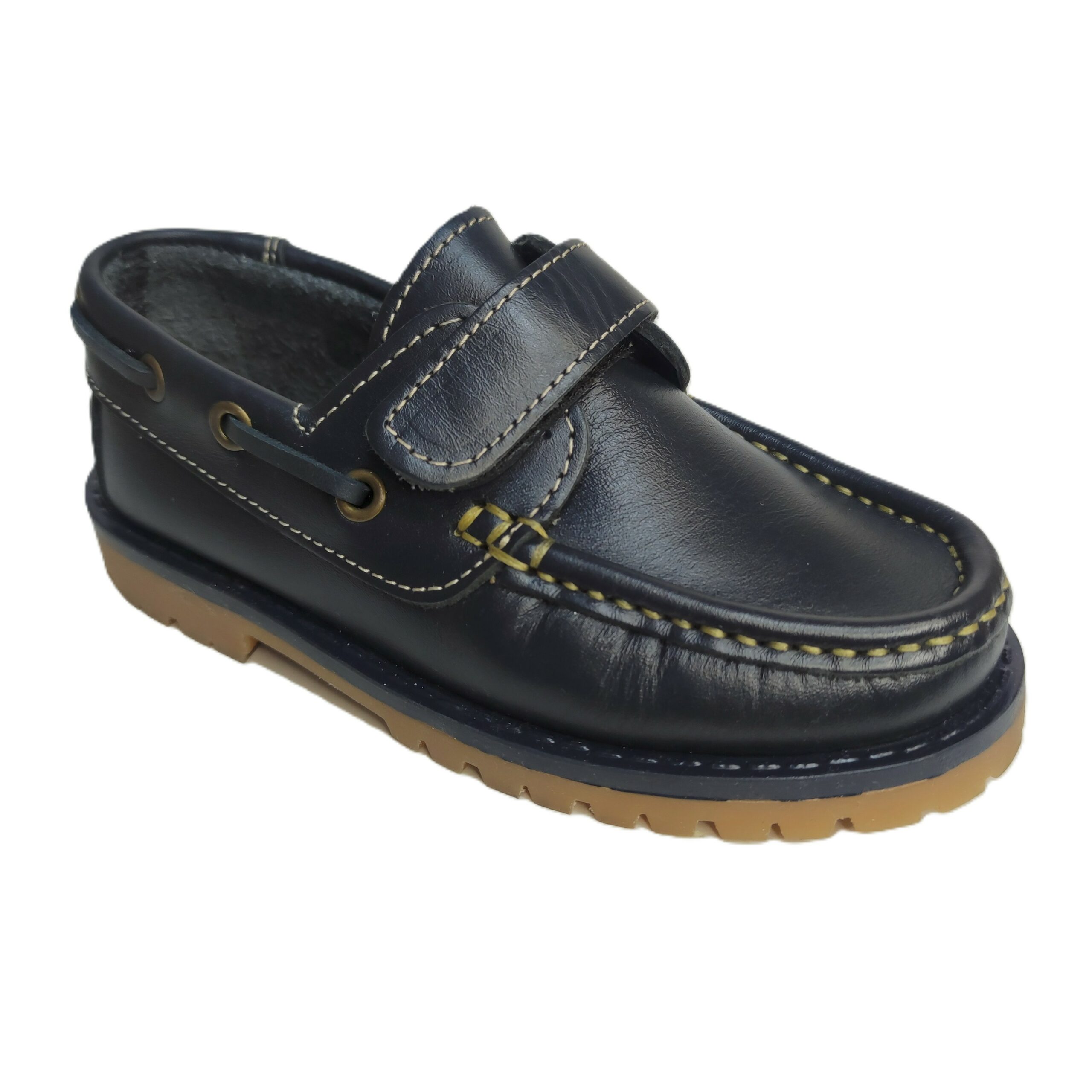 Zapato náutico azul