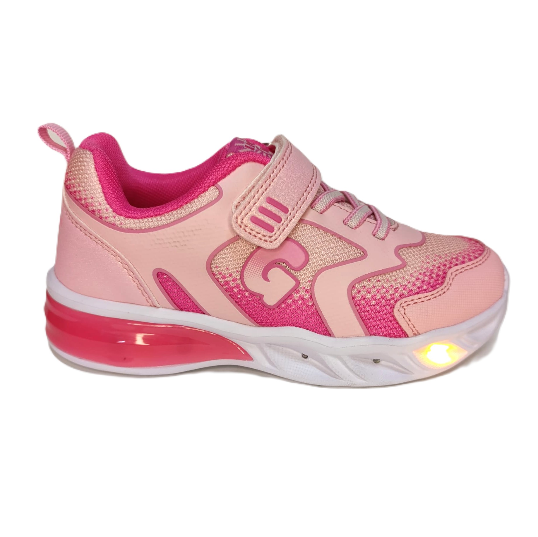 Deportiva luces Garvalín rosa