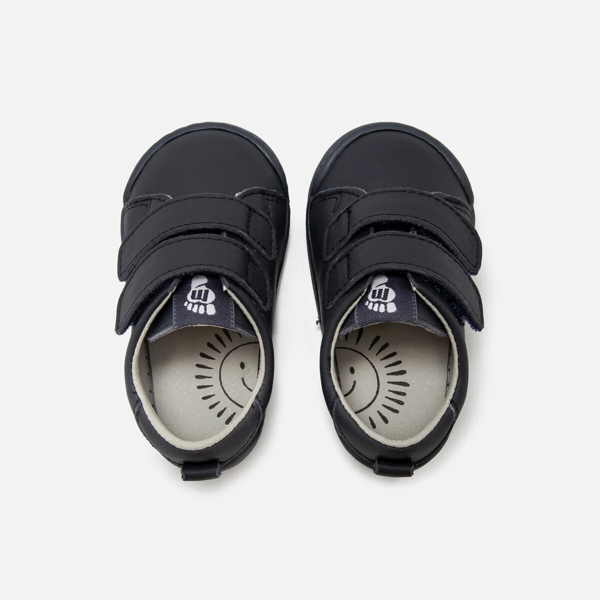 Deportiva barefoot bebé mustang free piel azul