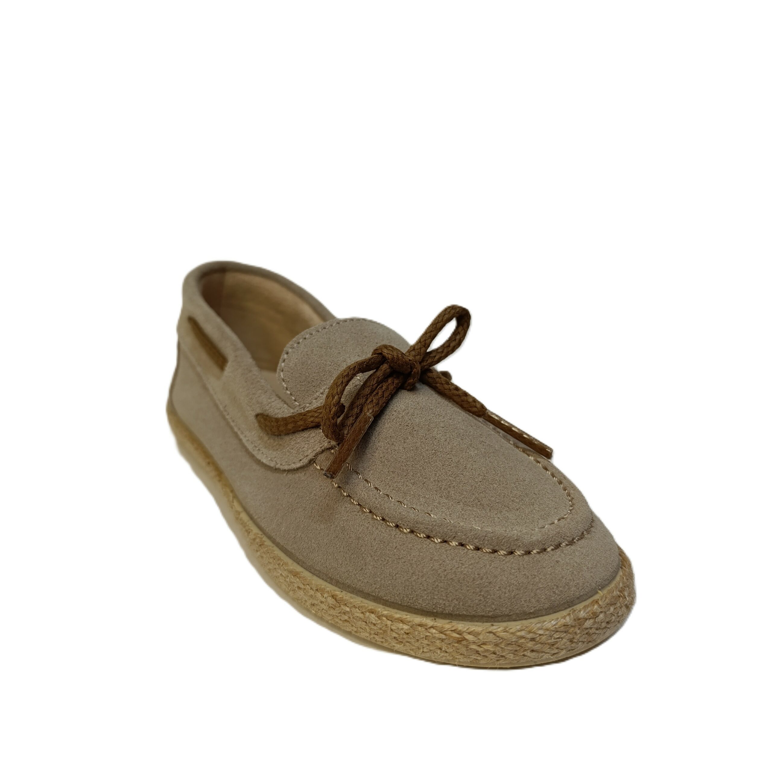 Mocasín niño serraje beige Batilas