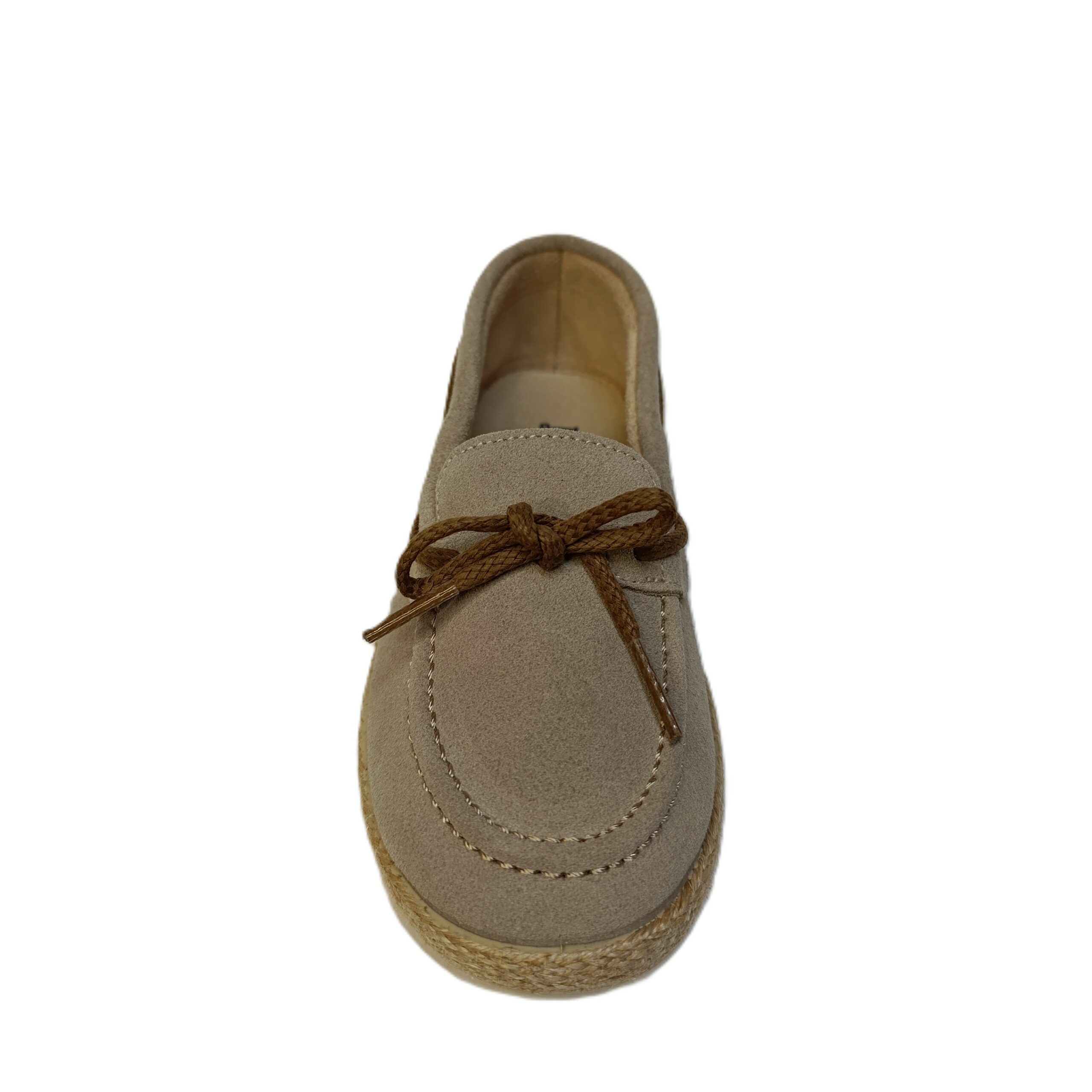 Mocasín niño serraje beige Batilas