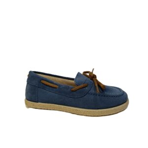 Mocasín niño serraje azul Batilas