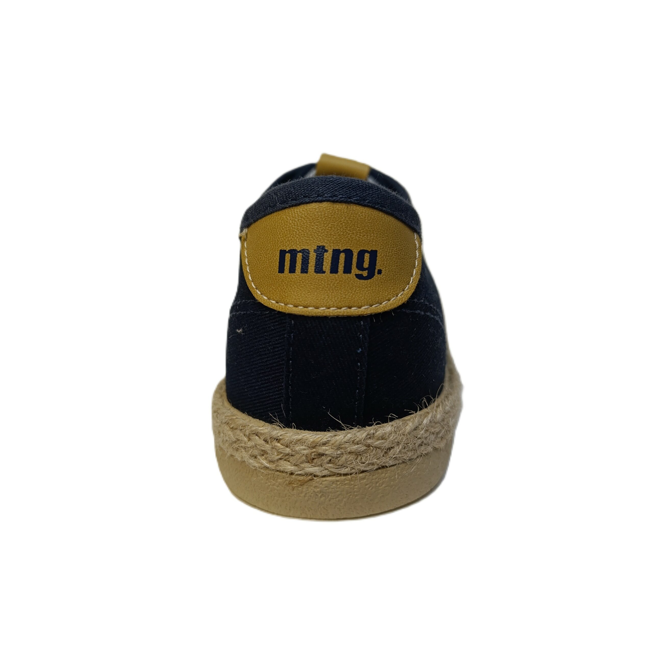 Blucher niño ceremonia lino azul Mustang