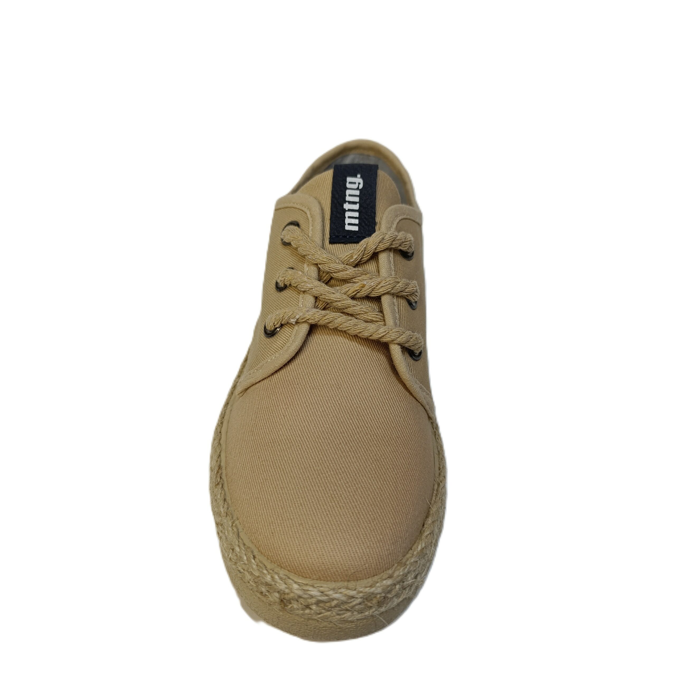 Blucher niño ceremonia lino Mustang camel