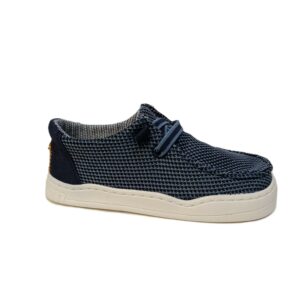 Zapato casual barefoot mustang niño azul