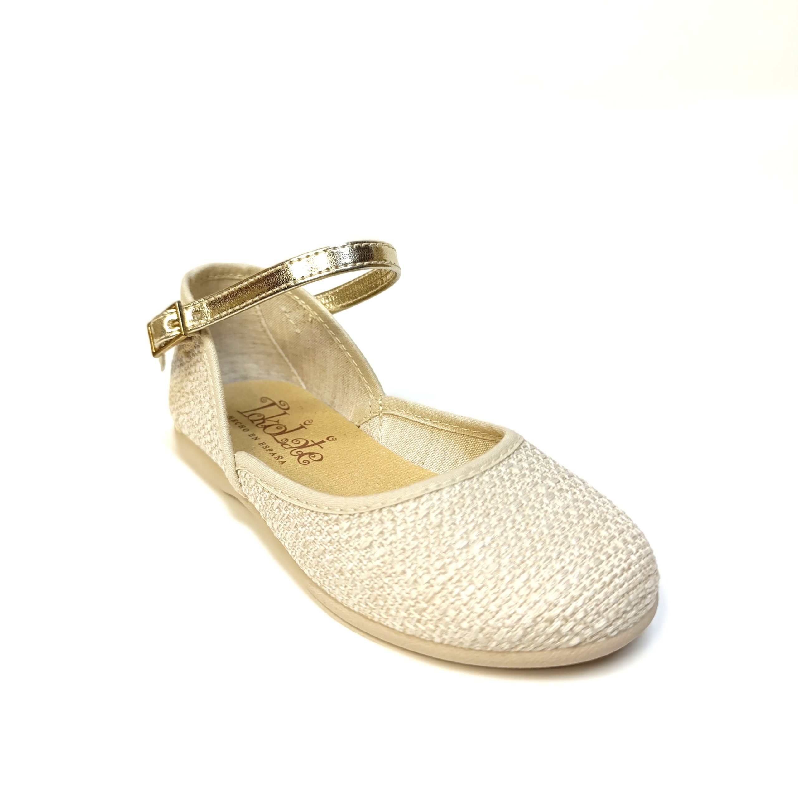 Salón ceremonia niña Tokolate lino beige