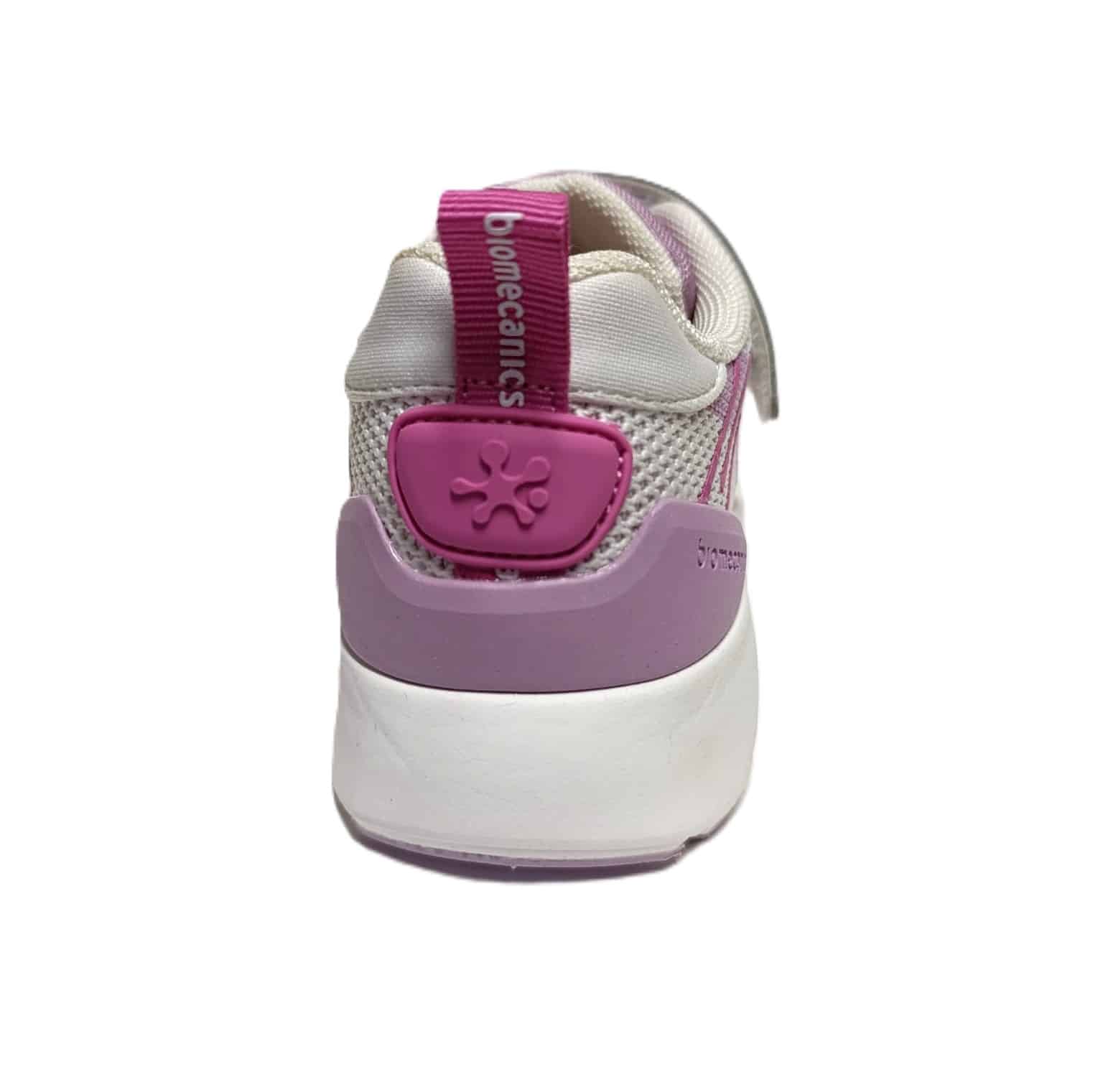 Deportiva biomecanics niña blanco-malva