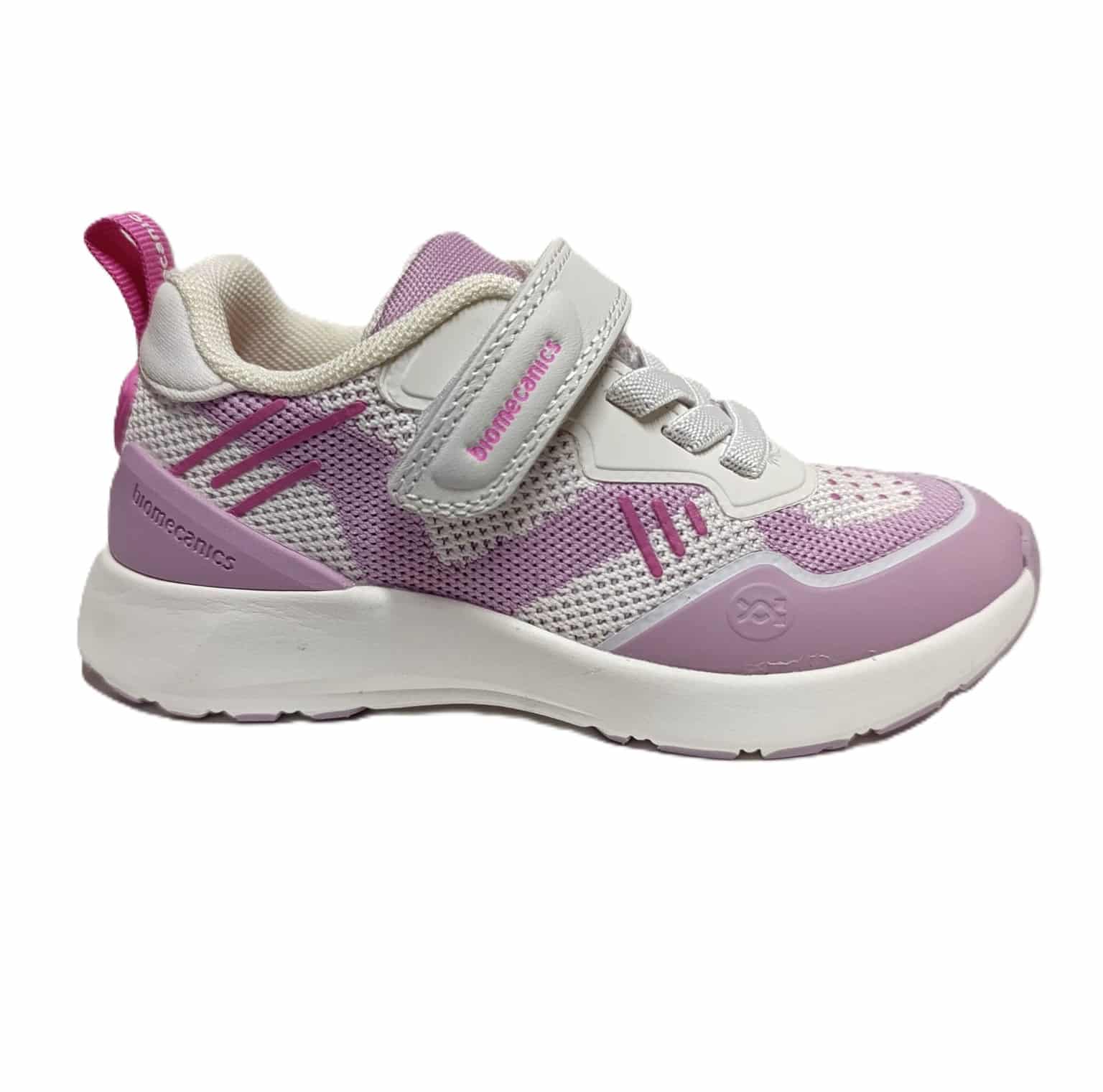 Deportiva biomecanics niña blanco-malva