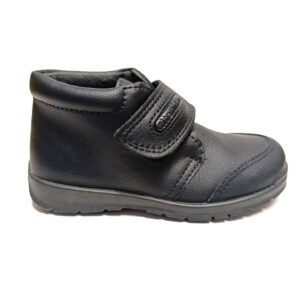 Bota colegial piel lavable titanitos Ares negro