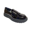 Mocasin charol negro niña Garvalin
