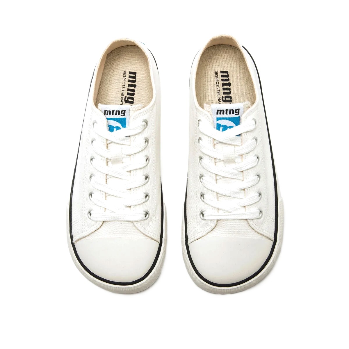 lona barefoot mustang mujer blanco