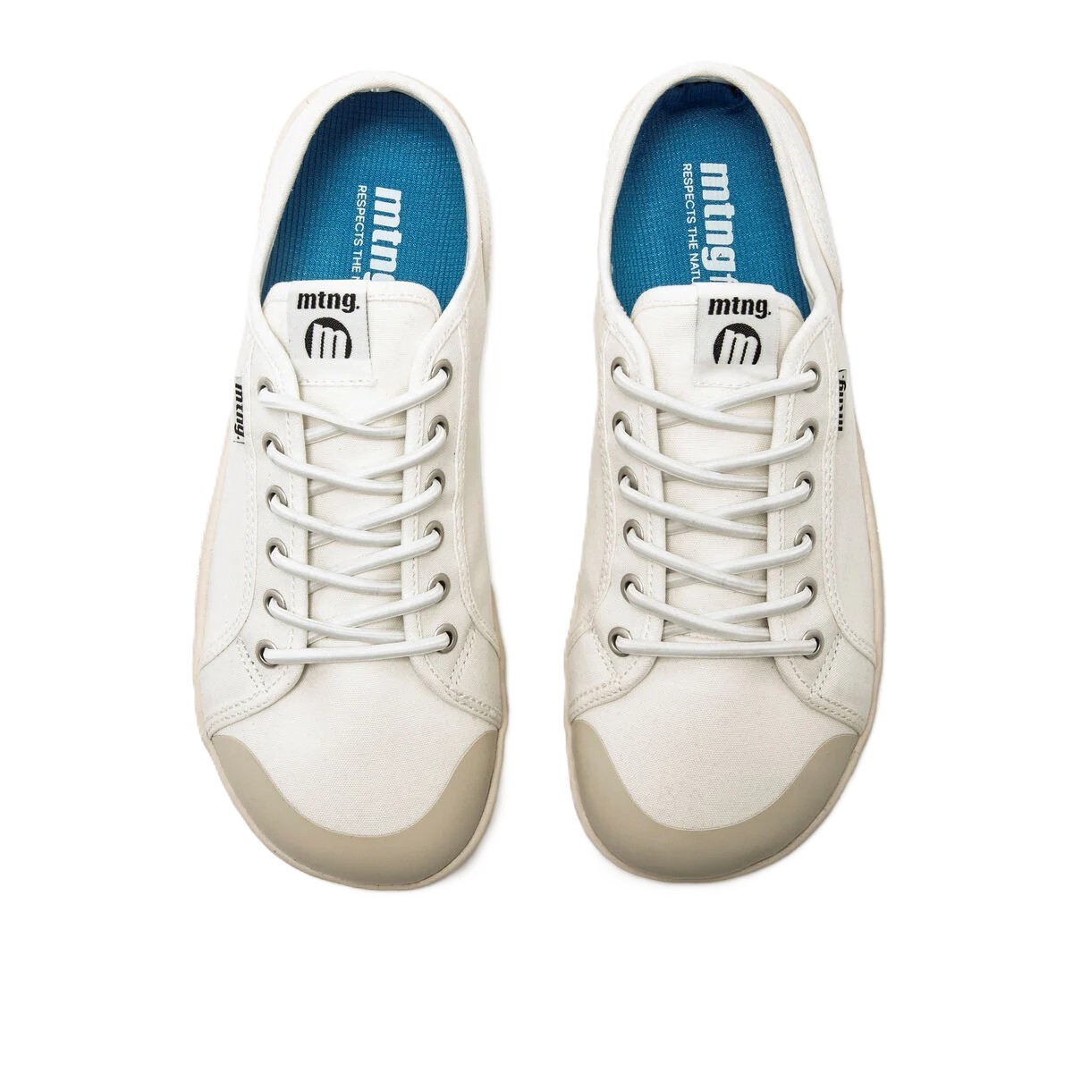 Mustang lona mujer blanco 1 Lona barefoot mujer Mustang free blanco