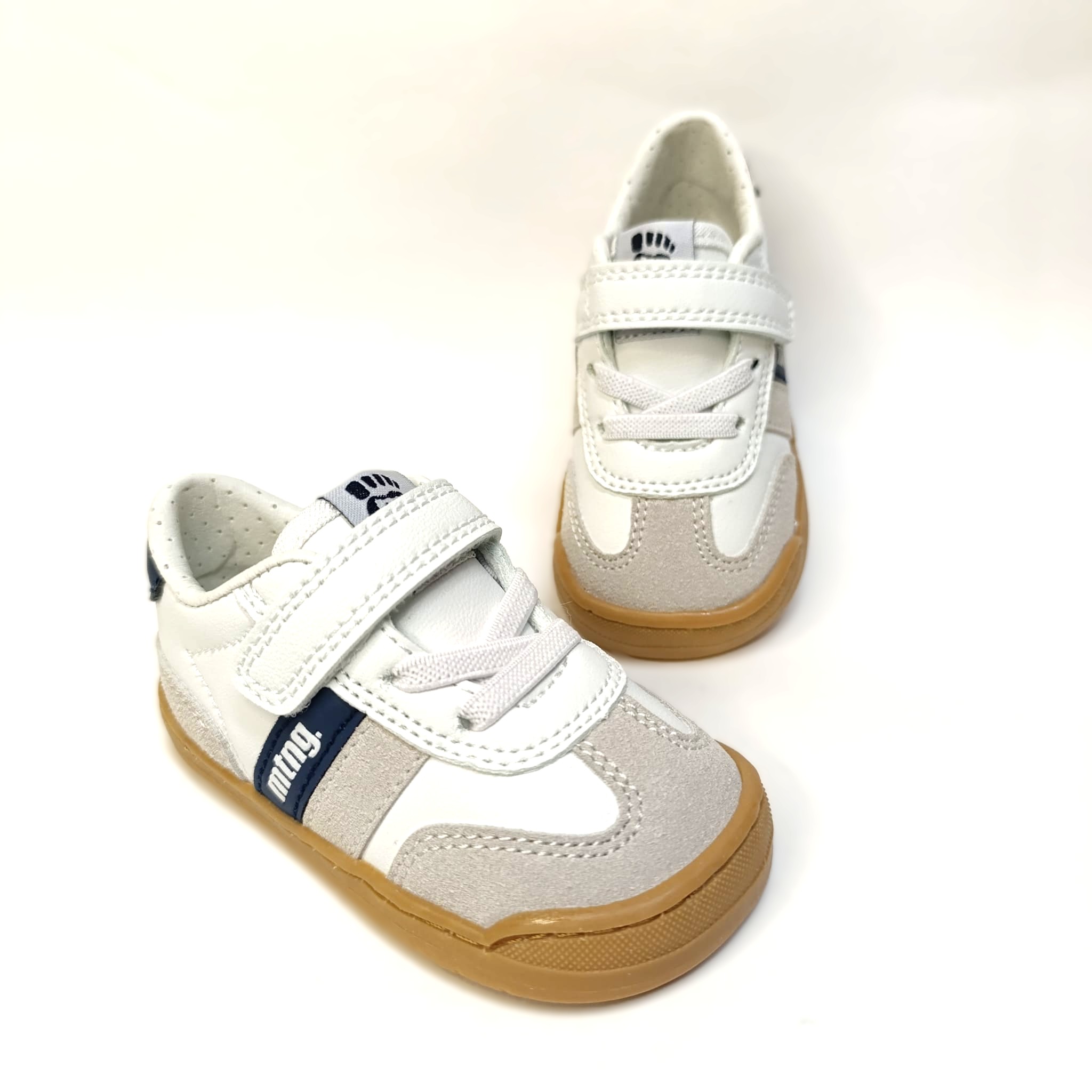Deportivo bebe mustang free blanco/azul