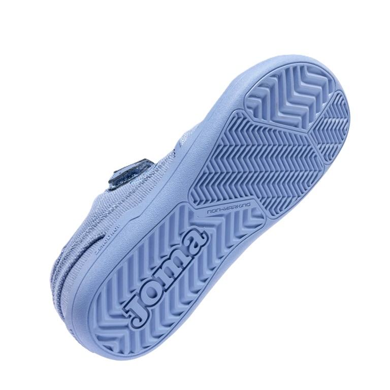 Deportiva barefoot lona Joma azul