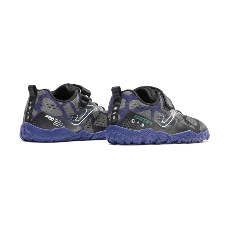 Deportiva barefoot niños joma trail negro