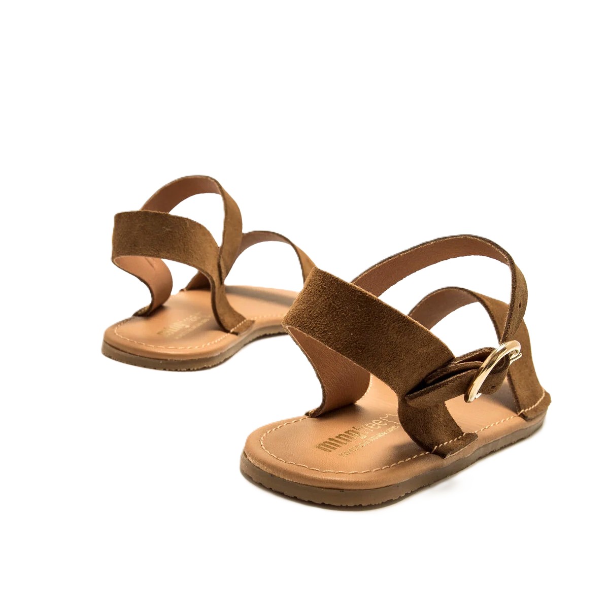 Sandalia barefoot mustang free cleo serraje coñac