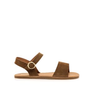 Sandalia barefoot mustang free cleo serraje coñac