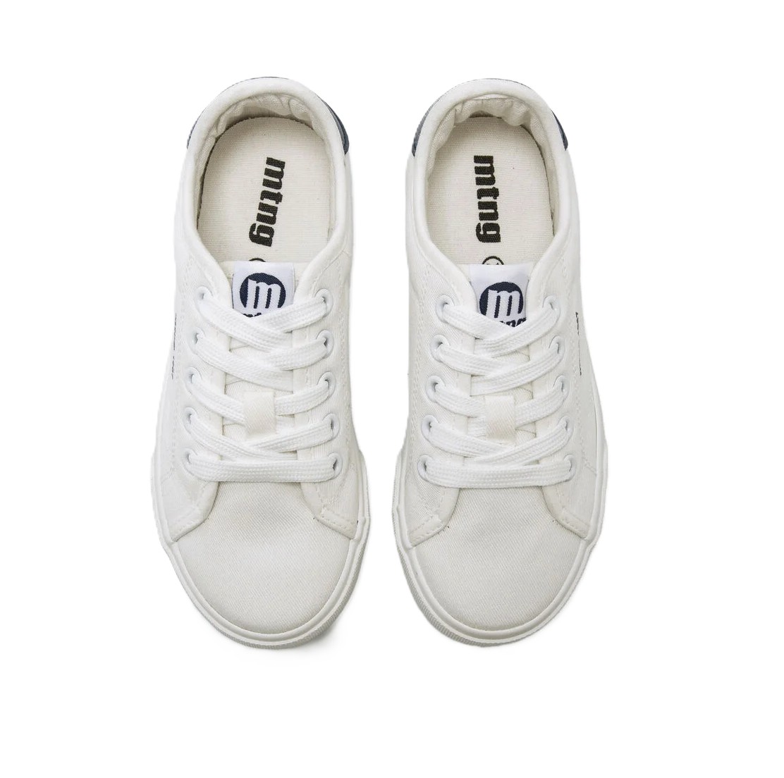 Bamba mustang blanco niño