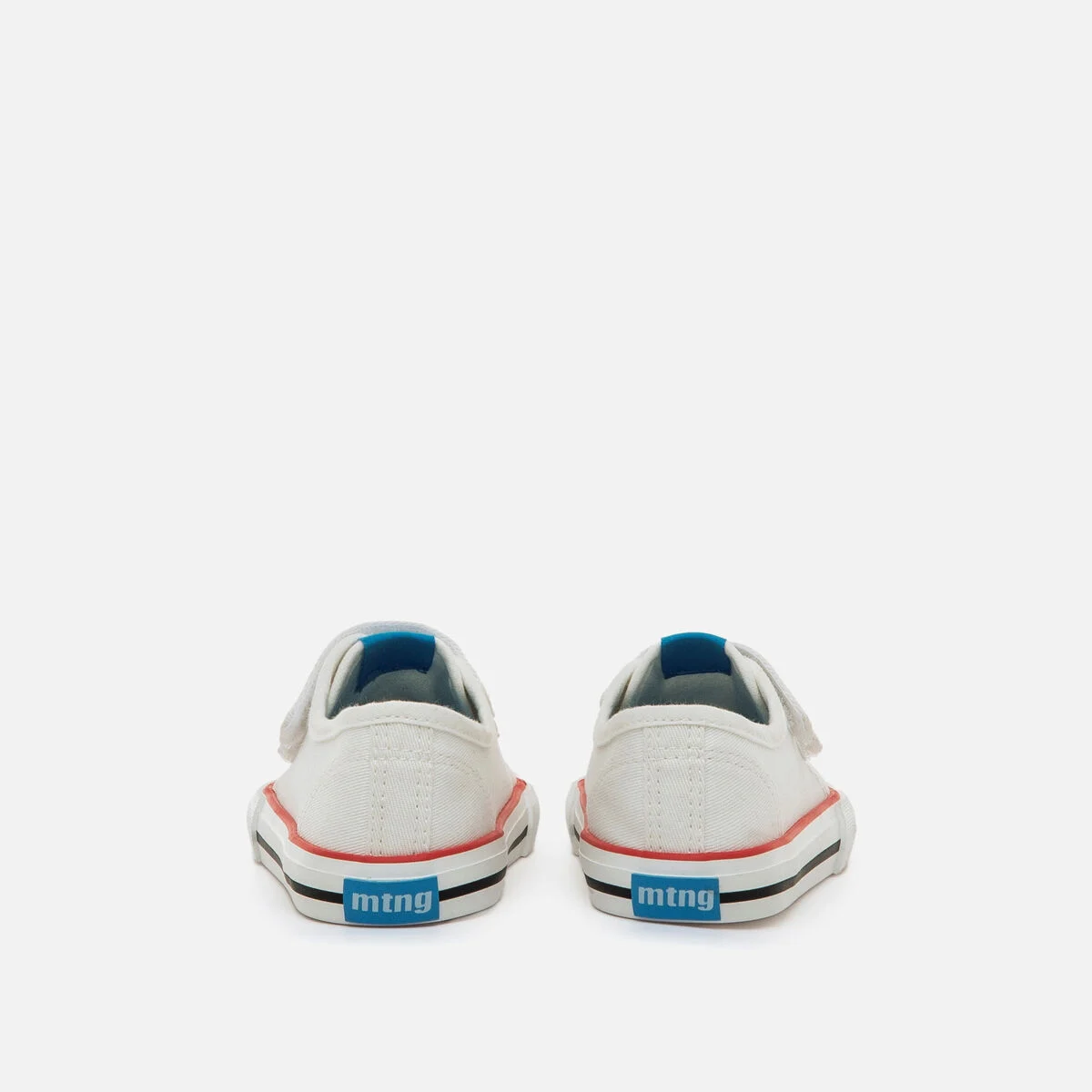 Zapatillas lona barefoot mustang free niños blanco