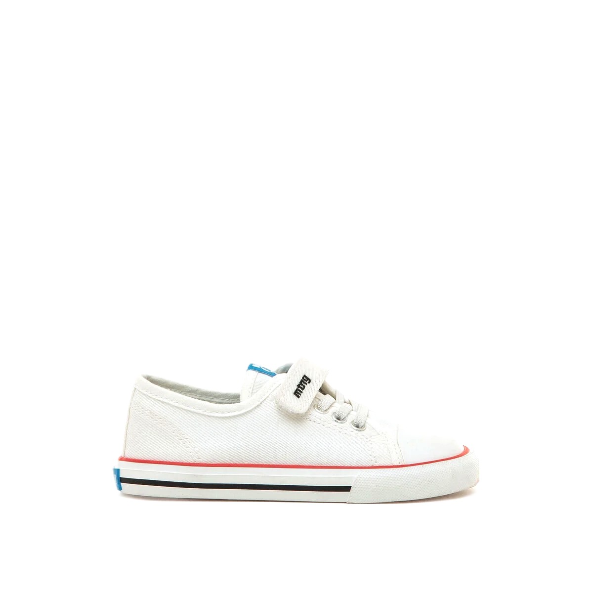 Zapatilla barefoot casual lona mustang blanco
