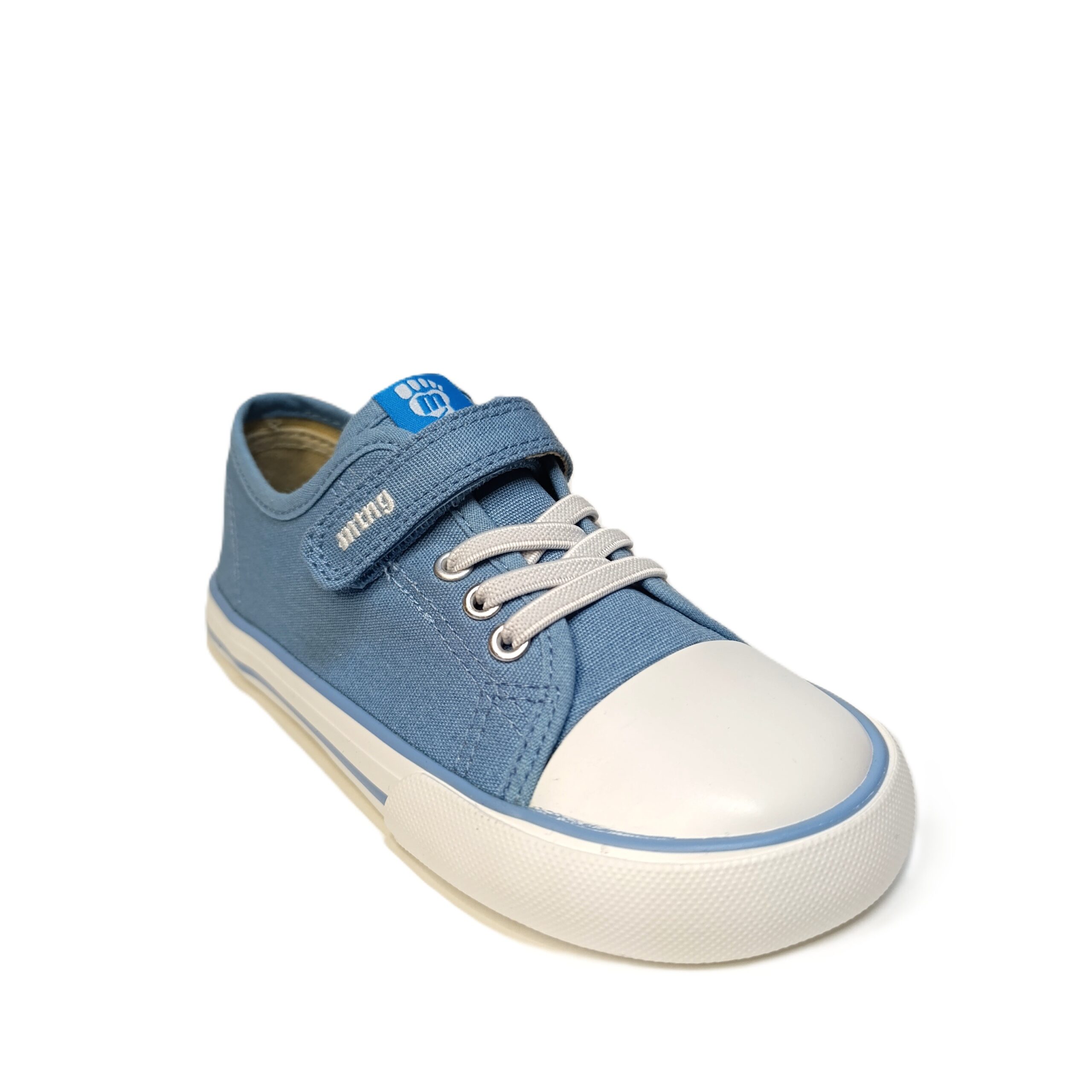 Zapatilla barefoot casual lona mustang azul jeans