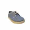 Blucher ceremonia niño tokolate lino azul indigo