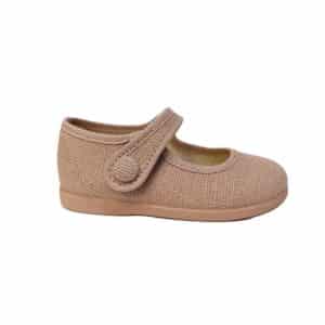 Mercedes ceremonia niña lino color sombra