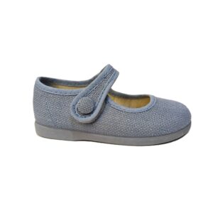 Mercedes niña ceemonia lino azul índigo tokolate