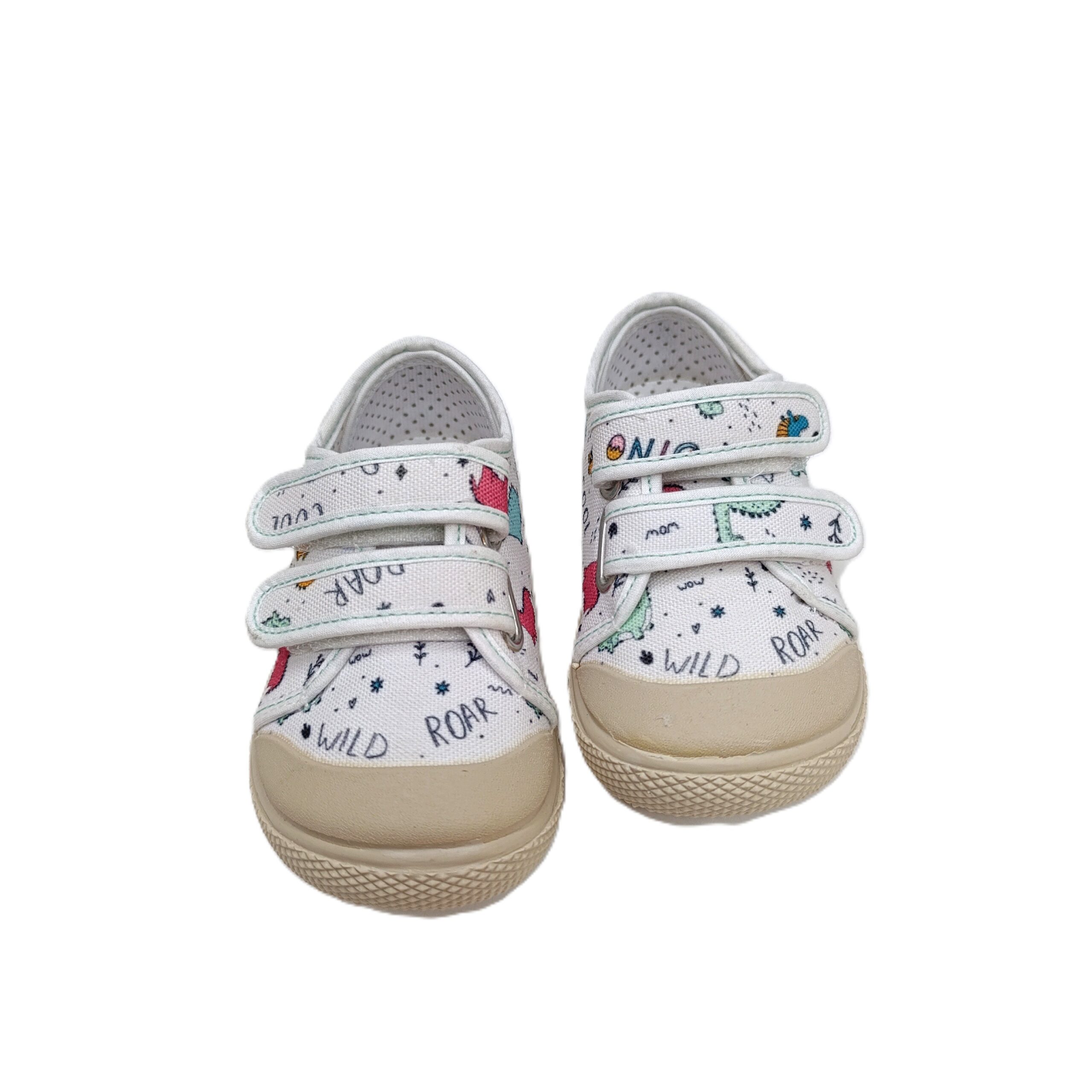 Zapatilla barefoot lona flexibles de vulladi dinos