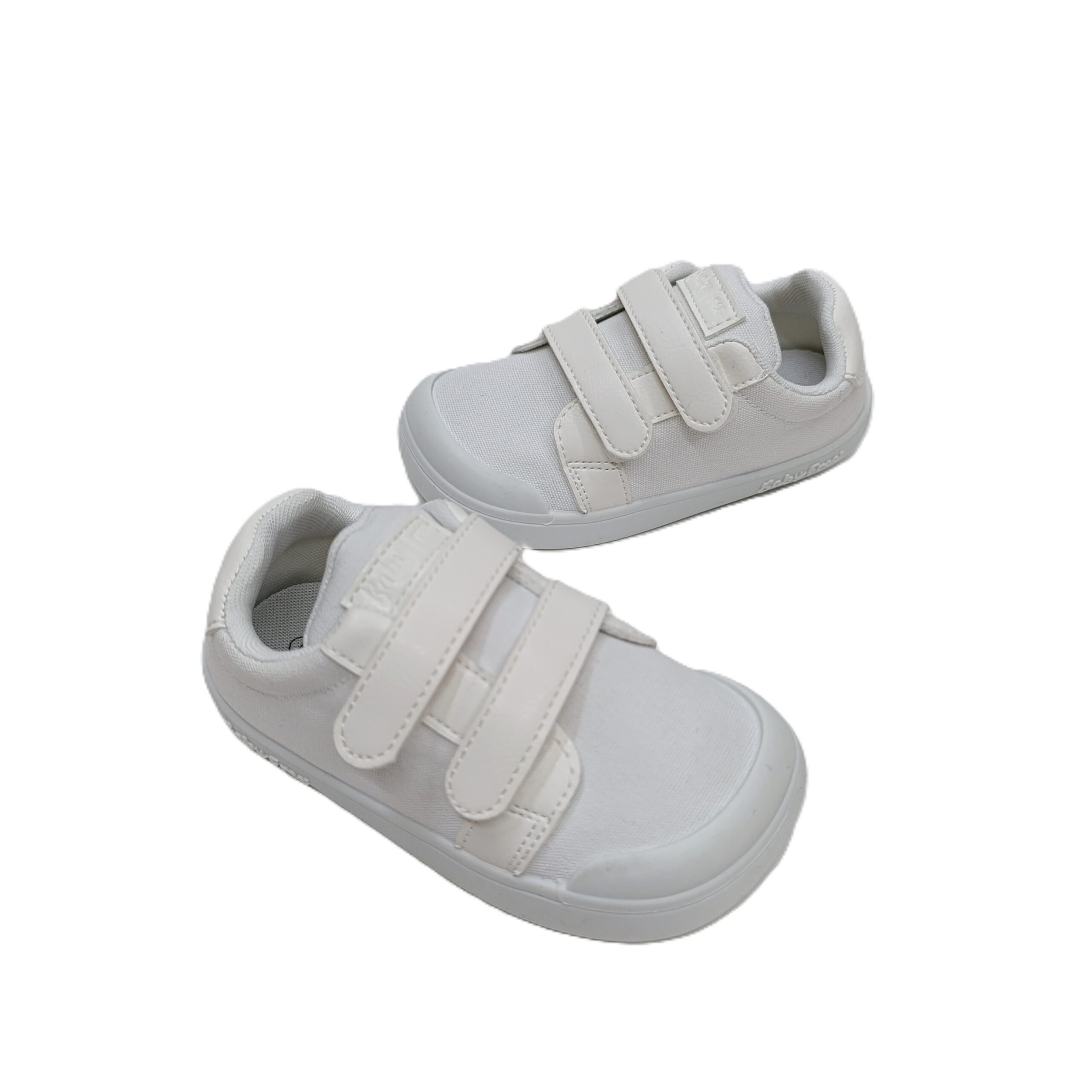 Zapatilla barefoot lona chetto baby free blanco
