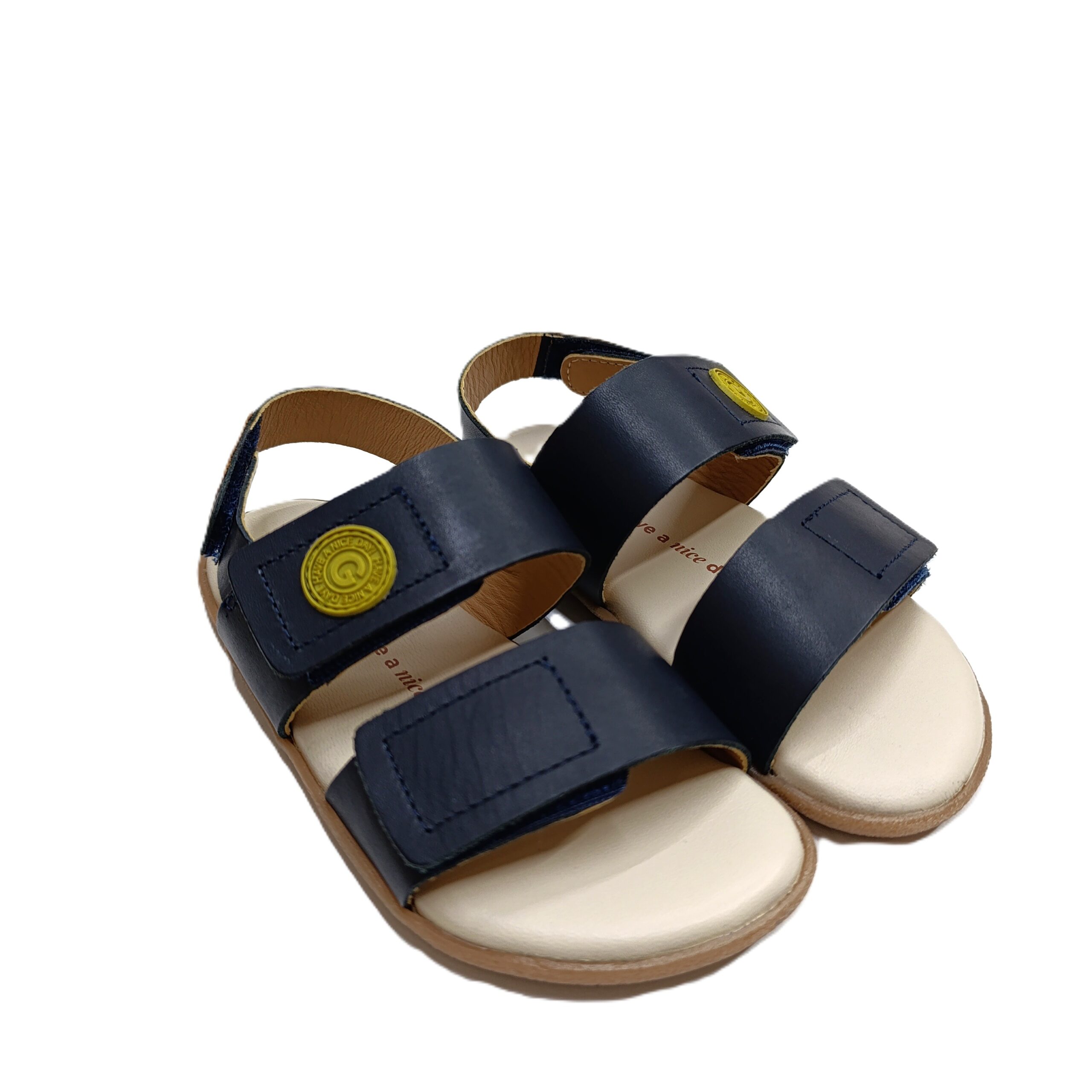 Sandalia barefoot piel gioseppo niño azul