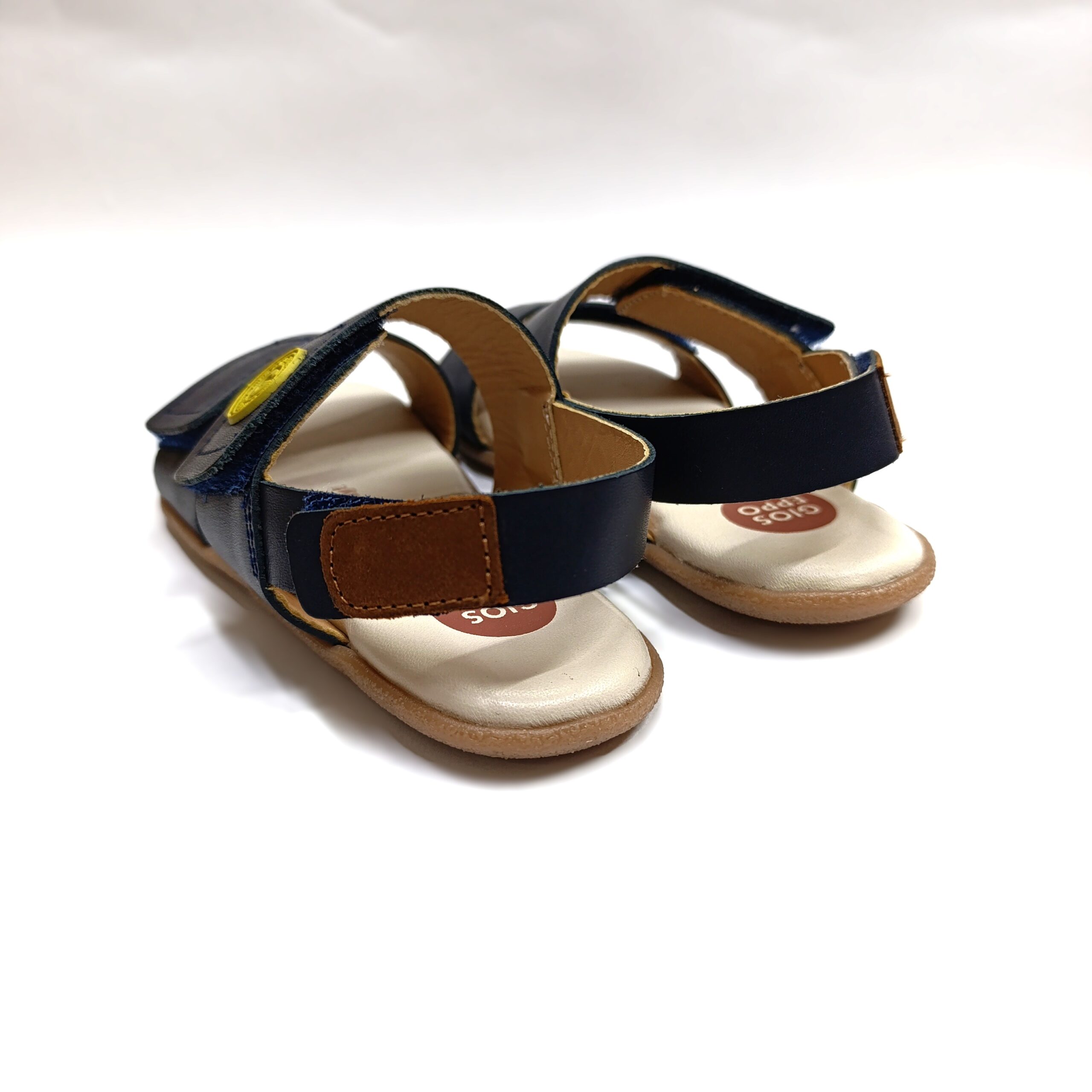 Sandalia barefoot piel gioseppo niño azul