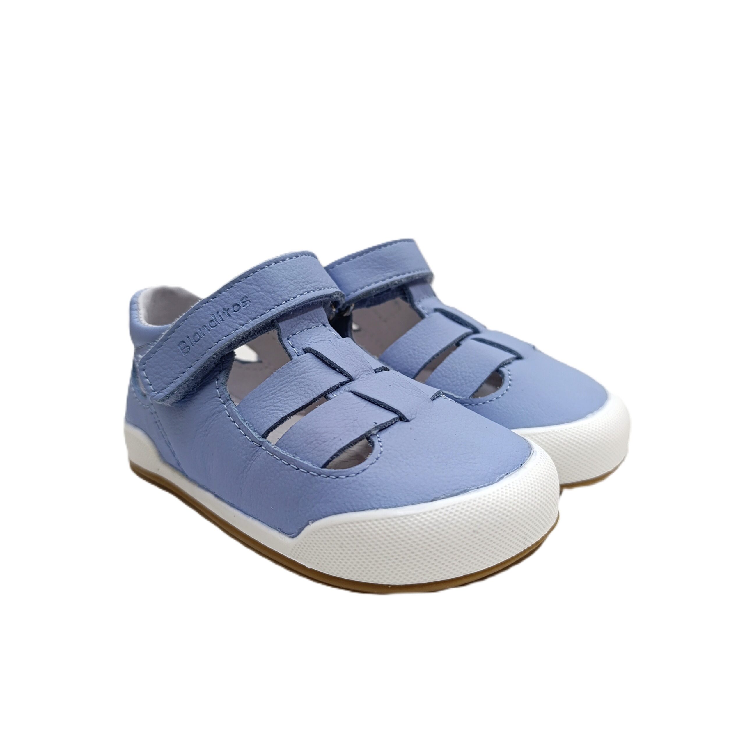 Sandalia barefoot blanditos by crio´s bebé piel azul