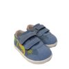 Lona bebé barefoot camaleón 1 Zapatilla lona barefoot garvalin primeros pasos azul