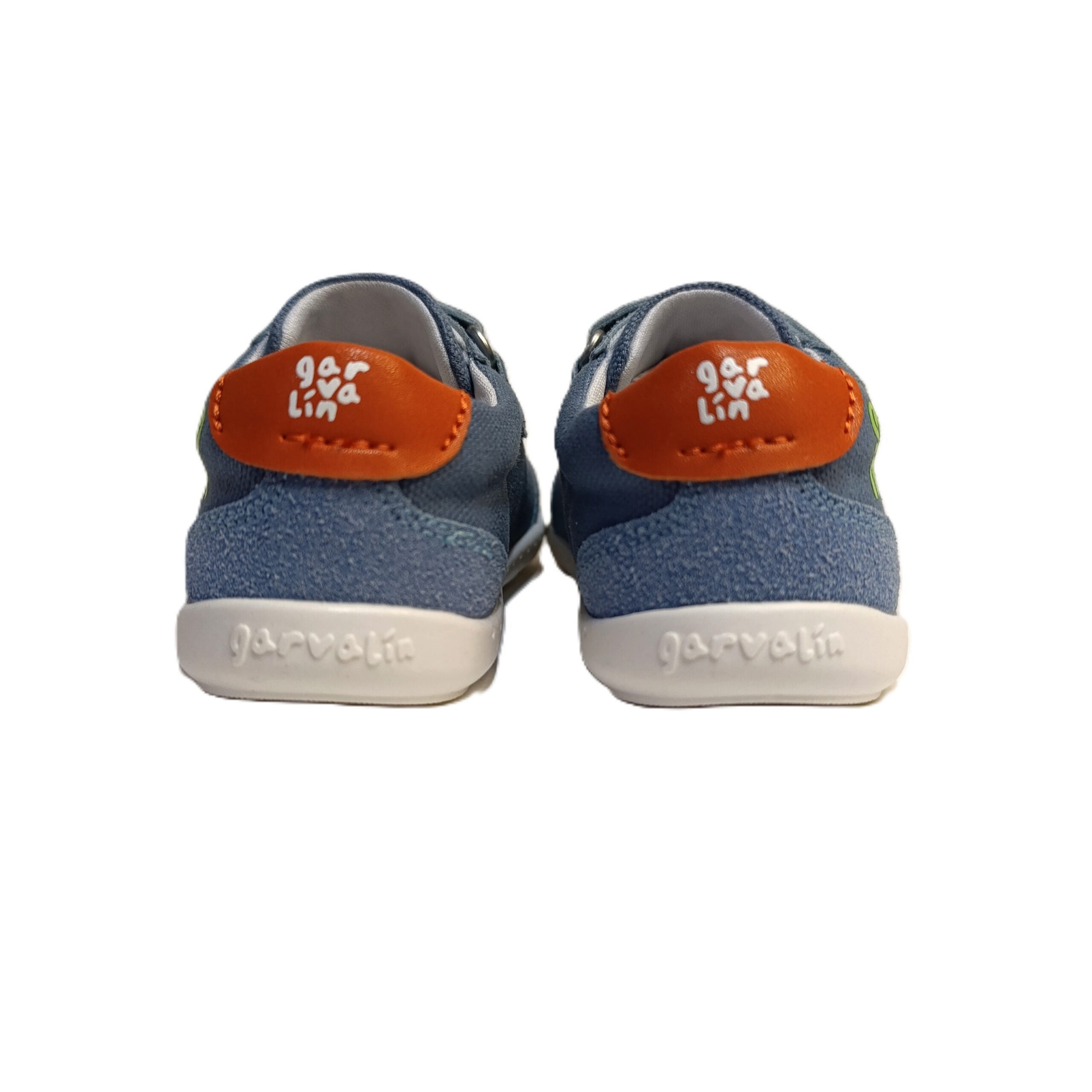 Lona bebé barefoot camaleón 3 Zapatilla lona barefoot garvalin primeros pasos azul