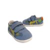 Lona bebé barefoot camaleón 4 Zapatilla lona barefoot garvalin primeros pasos azul